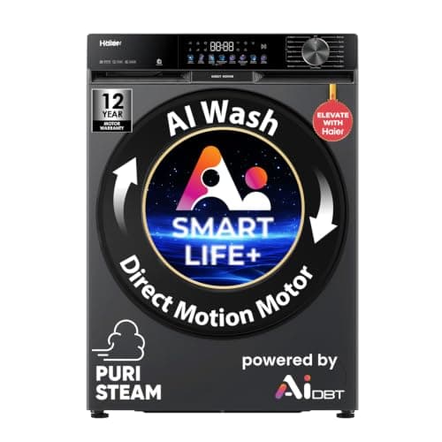 Haier 12 Kg 5 Star Fully Automatic Front Load Washing Machine