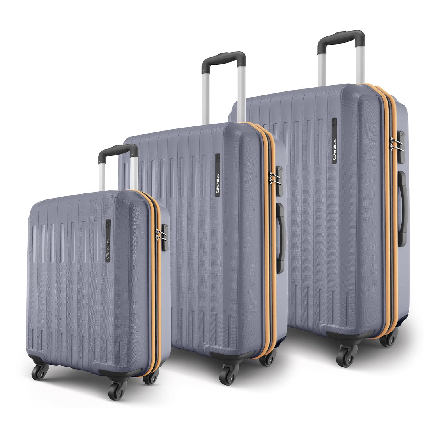 Safari Genius Alley Set of 3 Trolley Bags
